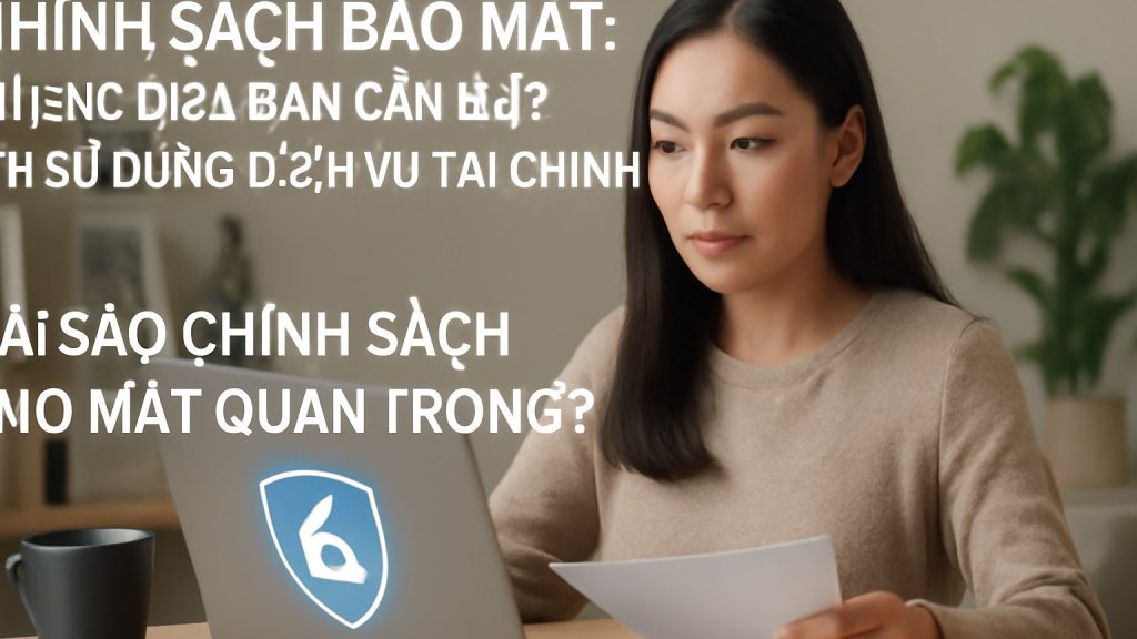 Chính sách bảo mật: Những điều bạn cần biết khi sử dụng dịch vụ tài chính