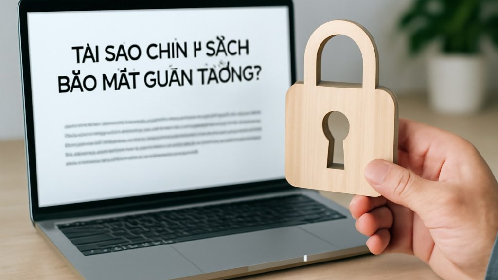 Minh họa: Tại sao chính sách bảo mật quan trọng?