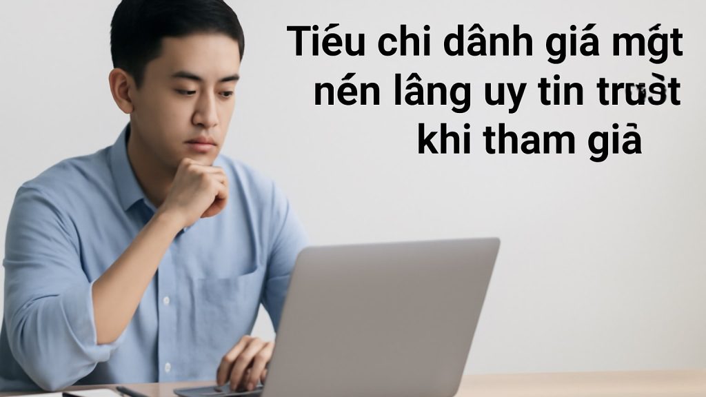 Minh họa: Tiêu chí đánh giá một nền tảng uy tín trước khi tham gia