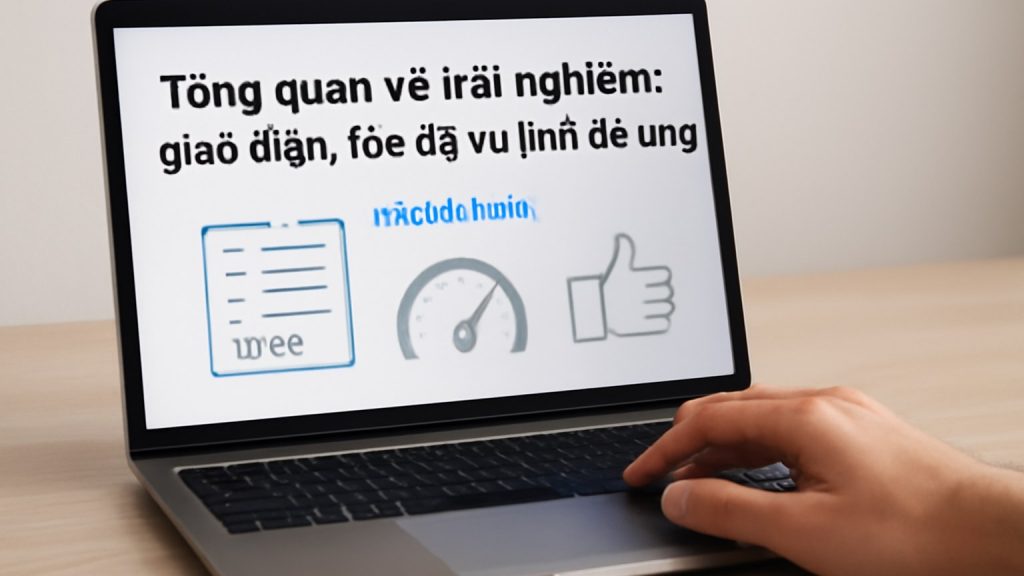 Minh họa: Tổng quan về trải nghiệm: giao diện, tốc độ và tính dễ dùng